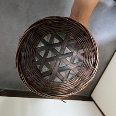 かご、バスケット　レトロ　昭和　花籠　の画像