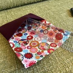 念珠袋　ハンドメイド品　紫の画像