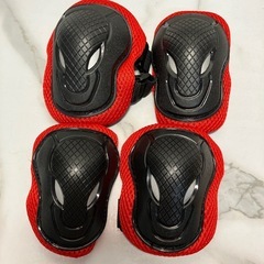 K2408-252 XJD こども用 ヘルメット プロテクターセット S 49〜55cm W-001 中古 キズあり プロテクター2つ欠品の画像