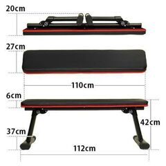 フラットベンチ ダンベル 折りたたみ式  耐荷重300kg の画像
