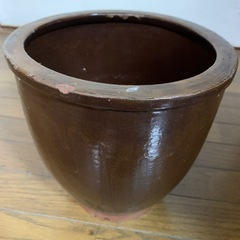 甕　甕壺　メダカ鉢　金魚鉢　水鉢　レトロ　ガーデニングの画像