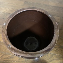 甕　甕壺　メダカ鉢　金魚鉢　水鉢　レトロ　ガーデニングの画像