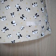リボンキャミソール◇ハンドメイド・パンダ柄(サイズ95~105)の画像