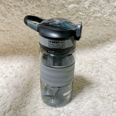 新品未使用 水筒 タンブラー 450ml 漏れ防止 グレー 水筒...