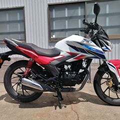 HONDA CBF125 インジェクション　デジタルメーター　白赤の画像