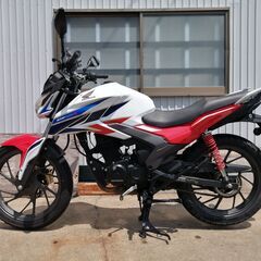 HONDA CBF125 インジェクション　デジタルメーター　白赤の画像