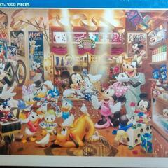 【Disney未開封】1000ピースパズルと缶・ハワイのマグネットの画像