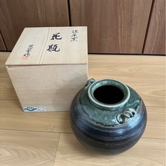 紫峯作　信楽焼　 検)骨董品