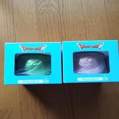 【値下げ】【未使用】ドラゴンクエスト　ステンレスカップ　ライムスライム&ピーチスライム　2個セットの画像