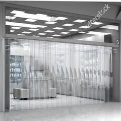 磁気吸着透明カーテンの画像