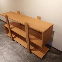 オーク　３段　棚の画像