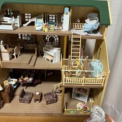 シルバニアファミリー (緑の丘のすてきなお家) その他セット類　中古
　の画像