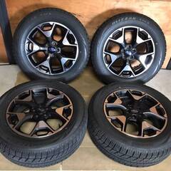 ☆八部山スタッドレス☆　スバル純正ホイール　17インチ　7J　P...