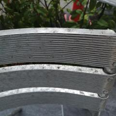 屋外用　アルミ椅子の画像