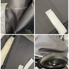 ベビーベッド（オムツ替え代、小物ケース付き）の画像