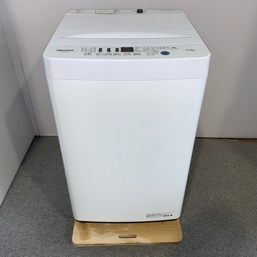 ⭐️Hisense⭐️全自動洗濯機　2021年4.5kg 大阪市近郊配送無料