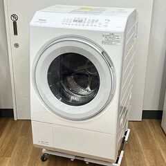 (Y)北大前! 札幌 引取 美品 東芝 ドラム式洗濯乾燥機 ザブーン TW-127XM3L-W グランホワイト 2023年製 洗濯12kg 乾燥7kg ヒートポンプ乾燥 左開き 札幌発 2050549