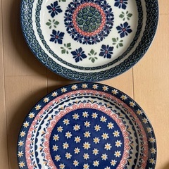 ポルスカ　パスタ皿　プレート　食器　2枚セット