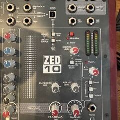 ALLEN&HEATH ZED-10 アナログミキサー 箱無し　値下げしました　2024年10月4日の画像