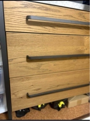 関家具　キッチンカウンター　収納