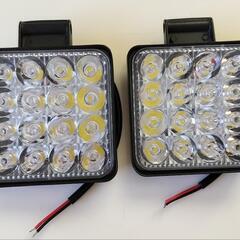 更に大幅値下げ　LED 作業灯 ２個セット ライト ランプ ワークライト 車 48W 防水 照明の画像