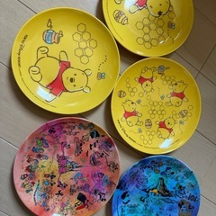 プーさん　ディズニーリゾート　小皿　プレート　パーク　お土産　セット