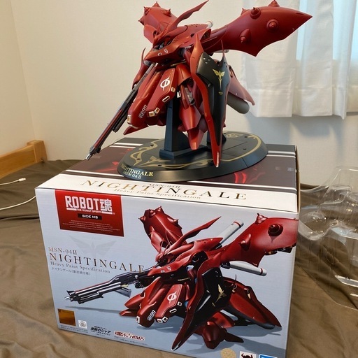 【交渉中】ガンダムフィギュア　ロボット魂ナイチンゲール【重塗装仕様】