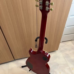 レスポールエレキギター スタンドとソフトケース付きの画像