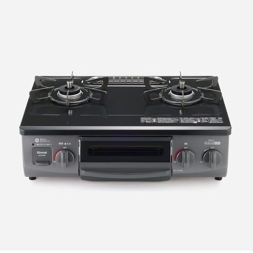 【決定済
】Rinnai ガステーブル　ガスコンロ KSR562BKR リンナイ　LPガス用