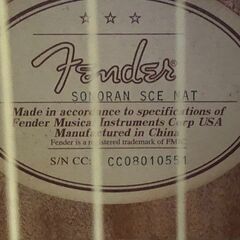 J6007　Fender　エレアコ　SONORAN　SCEの画像