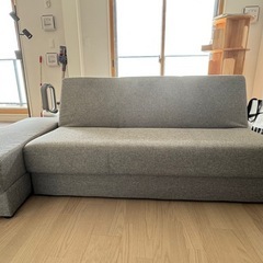 グレーソファーベッド