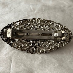 シルバー　バレッタの画像