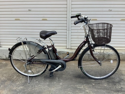 438  ヤマハ最新機種電動アシスト自転車pasnatura 26インチブラウンアルミ