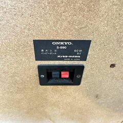 ONKYO スピーカー S-890 ペア 60W 8Ω　/SL2の画像