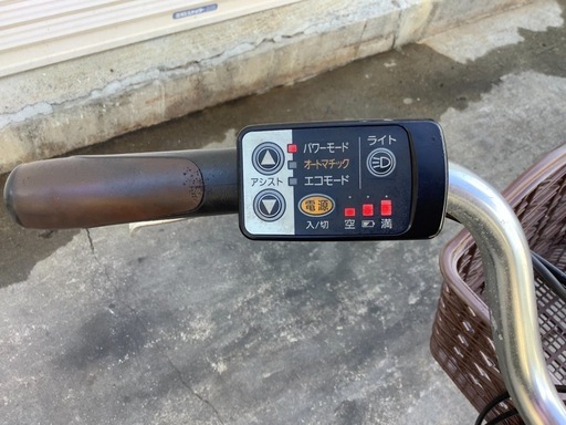441  パナソニック新機種電動アシスト自転車vivi   26インチブラウンボディー