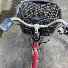 パナソニック新機種電動アシスト自転車vivi26インチレッドボディー 442 パナソニック新機種電動アシスト自転車vivi DX 26インチレッドボディー