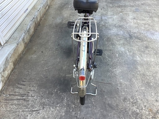 445  パナソニック最新機種電動アシスト自転車vivi26インチパープルボディー