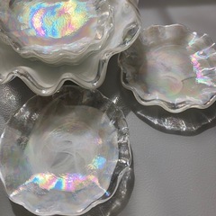 ガラス皿 セットの画像