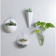 【新品･多数あり】定価1518円 転売OK おしゃれ壁掛け鉢の画像
