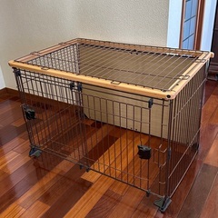犬のケージ（中古） & 室内用しつけトイレ（新品同様）の画像