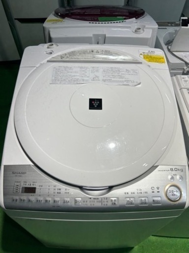 早い者勝ち大セール‼️‼️＋ご来店時、ガン×2お値引き‼️SHARP(シャープ) 2018年製 8.0kg 洗濯機