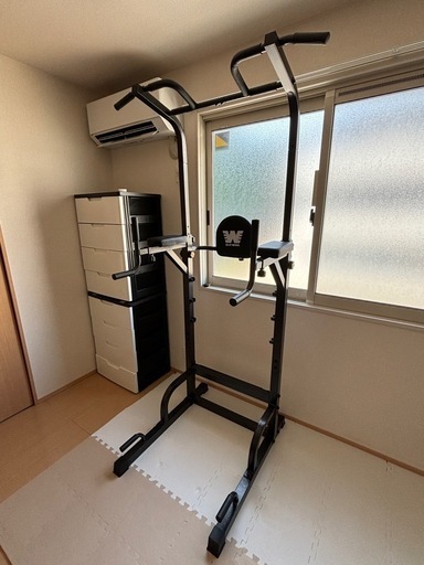 【３点セット】懸垂スタンド、トレーニングベンチ、可変ダンベル24kg