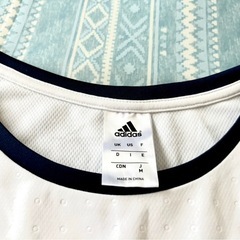 【セール】adidas アディダス 白シャツ Tシャツ スポーツ フットサル スポーツの画像