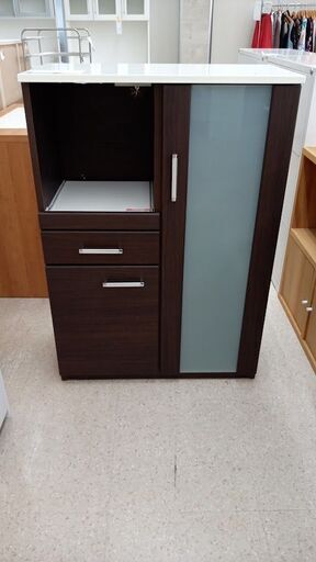 ★ジモティ割あり★ ニトリ レンジボード ブラウン H115×D40×W80 クリーニング済み TJ7869