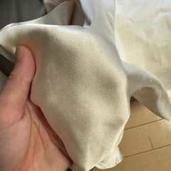 シルクのロングドレス、一度着用の画像