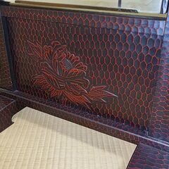 姿見鏡 鎌倉彫 の画像