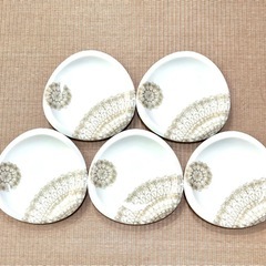 ［71］小皿 有田焼 5枚セット 香蘭社 【未使用品】