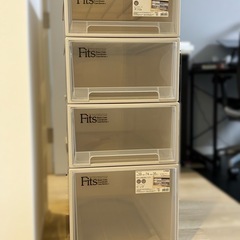衣装ケース フィッツ 3サイズ4つセット