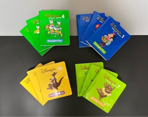 商談中)④ディズニー英語システム　フルセット　ミッキー・パッケージ　 ストレートプレイDVD  DWE ワールドファミリー  美品