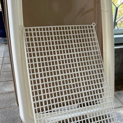 犬のケージ（中古） & 室内用しつけトイレ（新品同様）の画像